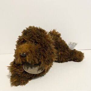 Russ Brown Poodle Plush Yomiko Classics Realistic Stuffed Animal Floppy 10”